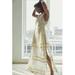 Free People Dresses | Free People Luna Ivory Lace Maxi Dress Bodysuit Size Small | Color: White | Size: S