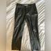 Zara Pants & Jumpsuits | Black Leather Pants | Color: Black | Size: 6