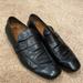 Gucci Shoes | Gucci Mens Loafer Drivers Slip On Shoes Gg Logo Black Leather $795 | Color: Black | Size: 12