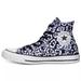 Converse Shoes | Converse Chuck Taylor All Star Hi Animal Leopard Print Purple Sneakers | Color: Black/Purple | Size: 6.5