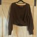 Anthropologie Tops | Anthropologie Crop Top | Color: Brown | Size: Xl