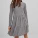 American Eagle Outfitters Dresses | American Eagle Soft Plush Babydoll Dress Nwt Xs | Color: Gray | Size: Xs
