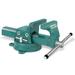 KANCA - KAD-150 KADETT PARALLEL VISE With 360Â° Rotating Swivel Base Drop-Forged Bench Vise Jaw Opening(Max) 7 INCH Strong Hand Tools and Machinist Vise Tools & Home Improvement Product Green Colour
