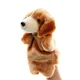 Marionnettes à main d'animaux en peluche pour chien jouets d'apprentissage précoce pour bébés