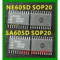 Lot de 2 pièces détachées modèles NE605 SA605D SOP20 N605DK NE605DK TSSOP20 NE605N SA605N