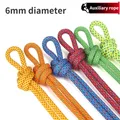 Corde d'escalade portable sans fil de 6mm pour la survie lanière de parachute camping escalade