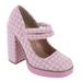 Steve Madden Twice - Womens 9 Pink Pump Medium