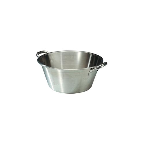 Matfer Schmortopf mit Henkeln aus Edelstahl, 42 cm (702440)