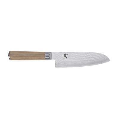Shun 7" Santoku Knife w/ Blonde Pakkawood Handle, Stainless Steel