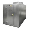 Norlake KLB7746-C Kold Locker Indoor Walk-In Cooler w/ Left Hinge Door - Top Mount Compressor, 4' x 6' x 7' 7"H, Floor