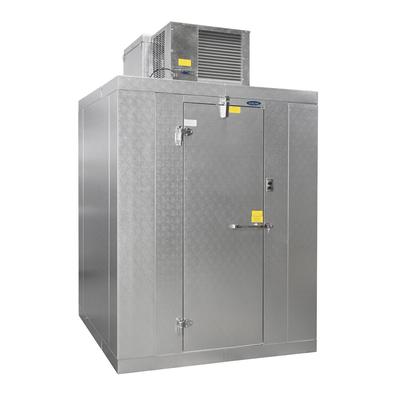 Norlake KODF77814-C LH 8' x 14' Outdoor Walk-In Freezer w/ Top-Mounted Compressor - Floor