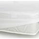 Protège matelas 100% Coton Imperméabilisé couleurs - Blanc, épaisseur/bonnet - 25 cm, matière