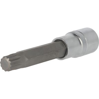 Brilliant Tools 1/2' Vielzahn-Bit-Stecknuss, 100 mm lang, M12 Bit-Schraubendreher,Steckschlüsseleinsatz BT022945 Image