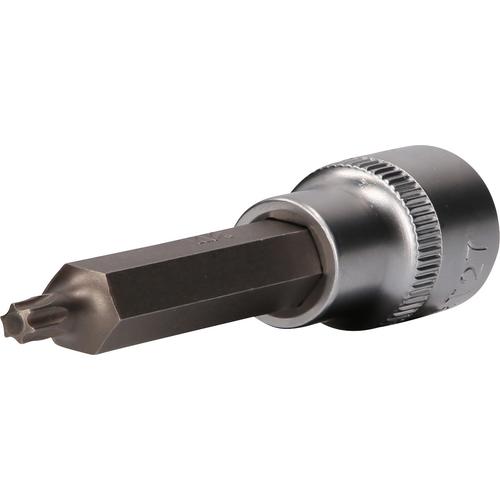 Brilliant Tools 1/2' Torx-Bit-Stecknuss, 100 mm lang, T27 Bit-Schraubendreher,Steckschlüsseleinsatz BT022982