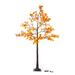 The Holiday Aisle® Indoor/Outdoor Lighted Fall Eucalyptus Tree w/ Lights in White | 72 H x 58 W x 58 D in | Wayfair