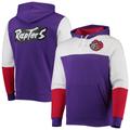 "Chandail à capuchon color block Mitchell & Ness pour hommes des Toronto Raptors Hardwood Classics Fusion 2.0 - Homme Taille: 2XL"