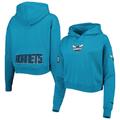 Sweat à capuche court en molleton classique Charlotte Hornets Pro Standard pour femme, bleu sarcelle - Homme Taille: L