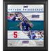 Kayvon Thibodeaux New York Giants Framed 15" x 17" Stitched Stars Collage