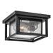 Hinkley Republic 11" Black Double-Frame LED Ceiling Light