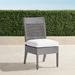 Set of 2 Graham Dining Side Chairs in Charcoal Finish. - Resort Stripe Dove - Frontgate