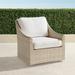 Ashby Lounge Chair with Cushions in Shell Finish - Paloma Medallion Cobalt, Standard - Frontgate