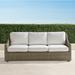 Ashby Sofa with Cushions in Putty Finish - Resort Stripe Air Blue - Frontgate