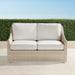 Ashby Loveseat with Cushions in Shell Finish - Rain Sailcloth Aruba, Standard - Frontgate