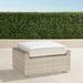 Ashby Ottoman with Cushion in Shell Finish - Natural - Frontgate