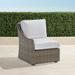 Ashby Left-facing Chair with Cushions in Putty Finish - Performance Rumor Snow - Frontgate
