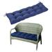 WEPRO Outdoor Bench Cushion Cotton Garden Furniture Loveseat Cushion Patio Wicker Seat Cushions For Lounger Garden