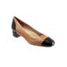 Women's Daisy Block Heel by Trotters in Tan Black (Size 6 1/2 M)