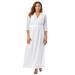 Plus Size Women's Scallop Lace Maxi Dress by Jessica London in White (Size 22 W)