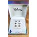 Disney Jewelry | Disney Christmas Holiday Minnie Mouse Earrings Trio Stud Set Can You Bow-Lieve? | Color: Silver | Size: Os