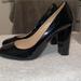 J. Crew Shoes | J Crew Black Patent Bloc Heels | Color: Black | Size: 7