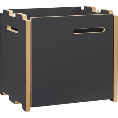 Mehrzweckregal TOJO "halbstark", grau (anthrazit), B:40cm H:35,2cm T:32cm, MDF, Regale, Standregal Mehrzweckregal, Grund- und Anbaumodule, die miteinander kombiniert werden können Image