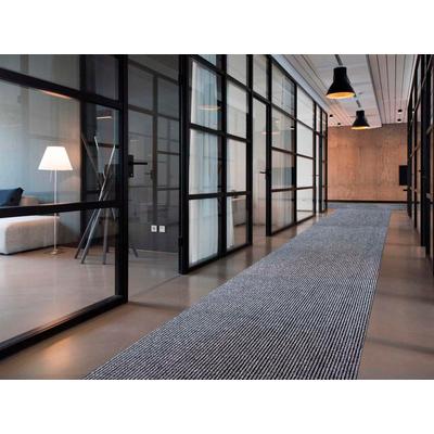 Läufer "MAGNUM, Made in Belgium", grau, B:100cm H:10,5mm L:1200cm, Polypropylen (PP), PRIMAFLOR-IDEEN IN TEXTIL, Teppiche, Schmutzfangläufer, Schmutzfangläufer, Schmutzfangteppich, Schmutzmatte, rutschhemmend Image