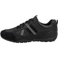 Geox U RAVEX A Sneaker, Black/Anthracite, 41 EU