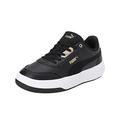 PUMA Women's Fashion Shoes TORI SPACE METALLICS Trainers & Sneakers, PUMA BLACK-PUMA GOLD-PUMA WHITE, 37