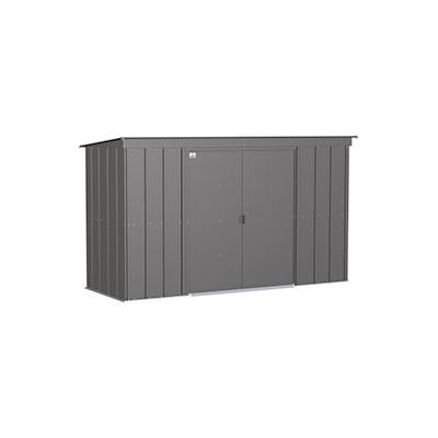 Arrow Sheds Classic 10 x 4 ft. Storage Shed in Charcoal