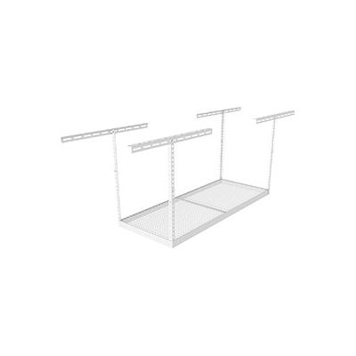 SafeRacks 3'x6' Overhead Storage Rack 24" to 45" Drop - White