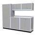 Moduline 6-Piece Aluminum Garage Cabinet Set (Light Grey)