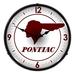 Collectable Sign & Clock Pontiac Backlit Wall Clock