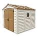 DuraMax DuraPlus 8' x 8' Vinyl Shed with Foundation