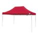 ShelterLogic 10x15 Straight Pop-up Canopy with Black Roller Bag (Red Cover)