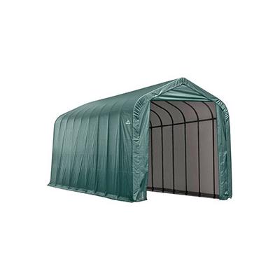 ShelterLogic 15x28x12 ShelterCoat Peak Style Shelter (Green Cover)