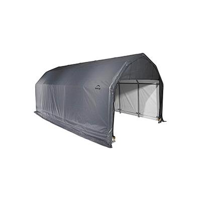 ShelterLogic 12x24x11 ShelterCoat Barn Style Shelter (Gray Cover)
