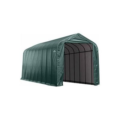 ShelterLogic 15x24x12 ShelterCoat Peak Style Shelter (Green Cover)