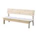 Creekvine Designs 70" Red Cedar Chickadee Backed Bench