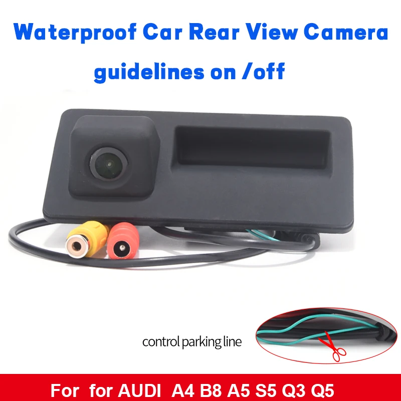 Caméra de recul filaire pour voiture, spéciale AUDI A4 B8 A5 S5 Q3 Q5, pour Porsche 958 Cayenne 2013, véhicule automobile