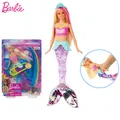 Barbie-Beurre de sirène avec lumières arc-en-ciel pour enfants jouets pour filles cadeau